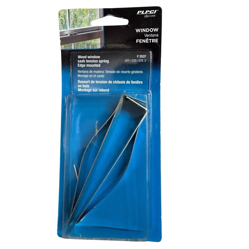 Prime-Line PLPCI F2537 Wood Window Sash Spring 2 Pack Zinc Plated Steel